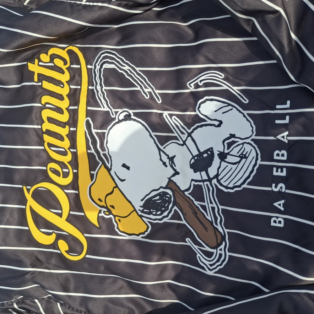 Peanuts Baseball Striped Jacket - Picture 5 of 9
